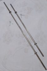 میله هالتر 1/7 متری استیل رستم solid steel